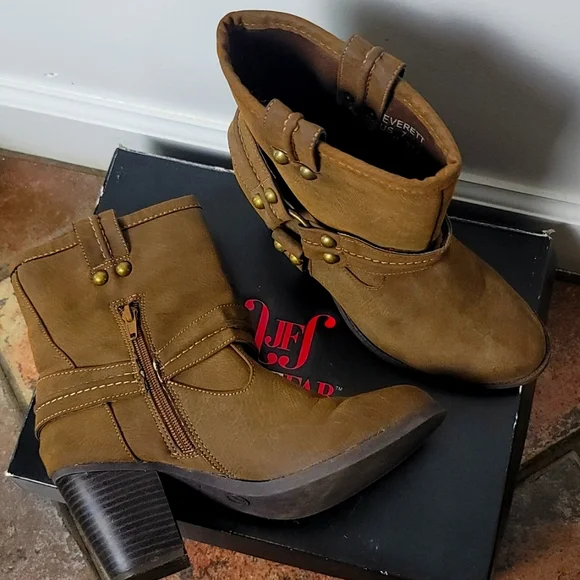 Brown Jusfab Everett boot size 7 - Picture 4 of 6